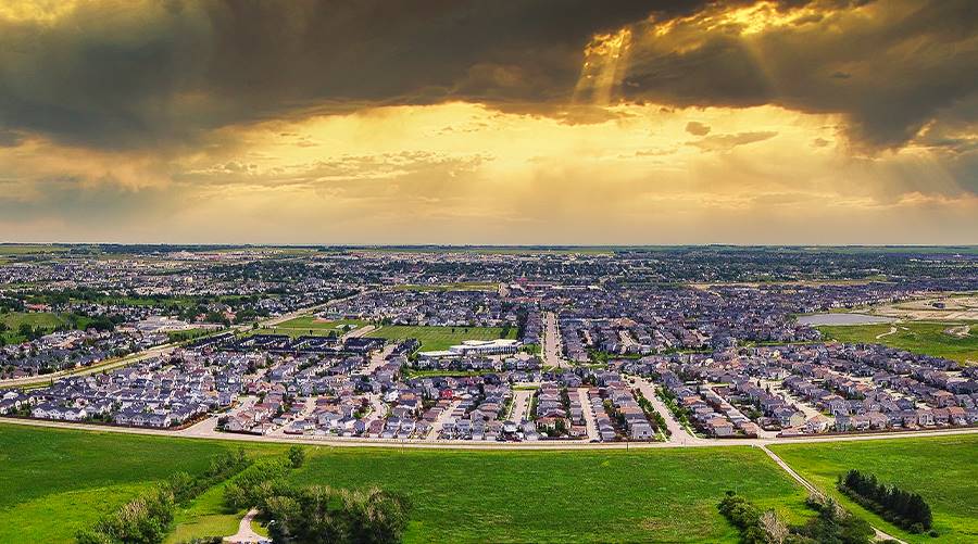 Overlooking Airdrie